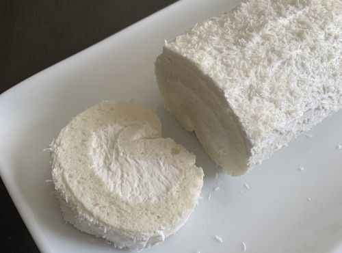椰蓉蛋糕卷 coconut cake roll