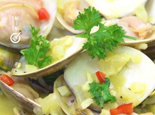 【葡國風味】芥末醬炒蜆 Ameijoas com mostarda / Stir fry clams with English mustard