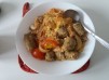 蕃茄洋蔥三文魚雞蛋素香腸炒蘑菇