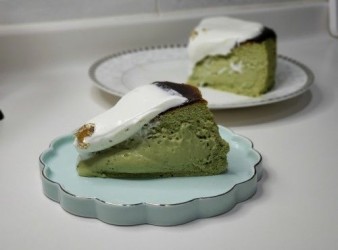 半熟綠茶巴斯克芝士蛋糕