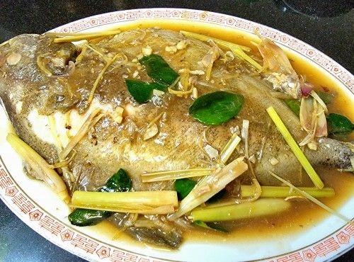 香茅煎煮鯧魚