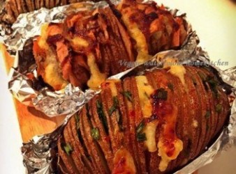 風琴焗薯三味( 和風紫菜、美式芝士素肉、中式蔥油)