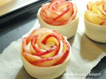 蘋果玫瑰酥【漂亮甜品】
