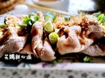 柴魚麻醬拌肉片