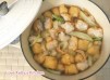 [簡易煲仔菜] 節瓜蝦干粉絲墨魚滑釀豆卜煲