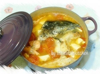 三文魚豆腐湯