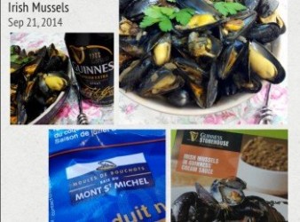 黑啤煮青口 Mussels in Guinness 