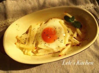【元氣料理】馬鈴薯太陽蛋