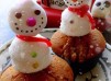 棉花糖雪人蛋糕裝飾[聖誕派對食譜］