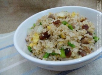 薑米叉燒蠔油炒飯 