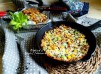[冷飯料理] 黑芝麻雜菜煎/焗米餅