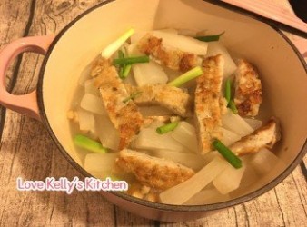 [簡易小菜] 魚肉蘿蔔煲