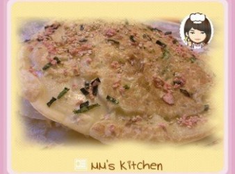 韓式簡易版香蔥海鮮煎餅