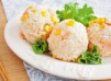 東販小食堂：日日元氣飯糰 火腿玉米奶油醬油飯糰