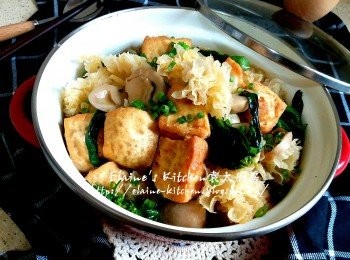 [素食版] 紅燒豆腐煲