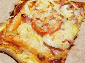 《親子料理》海陸薄批 Pizza