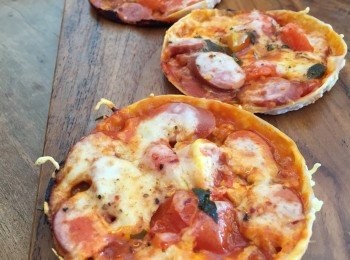 《餃子皮pizza》