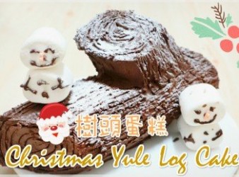 聖誕樹頭蛋糕 Christmas Yule Log Cake