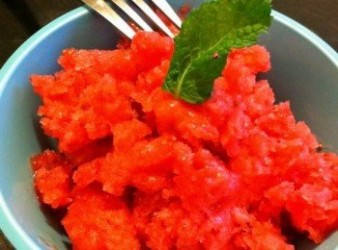 士多啤梨冰沙 Strawberry Granita