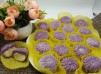紫薯榴槤冰皮月餅