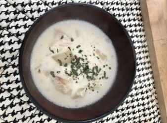 椰菜花泡飯  - Sopa de couve flor
