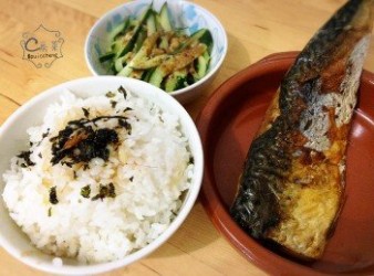一人餐 - 鯖魚定食  (無油版)