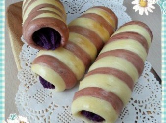 雙色紫薯卷