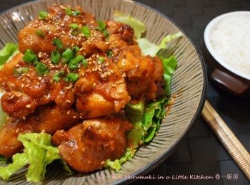 韓國辣醬雞配飯