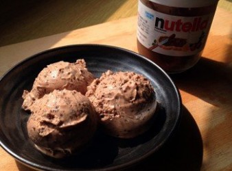手工自製Nutella榛果巧克力冰淇林