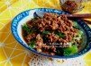 肉燥拌炒油麥菜