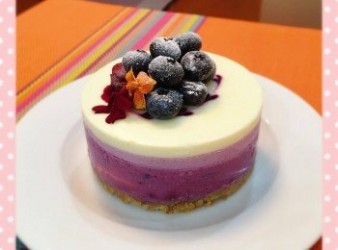 免烘焙藍莓起司蛋糕