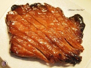 光波爐 - 蜜汁豬頸肉