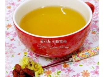 菊花杞子蜂蜜茶