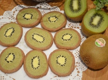 奇異果造型曲奇餅 Kiwi biscuits