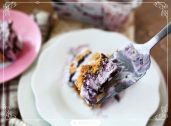 藍莓巧克力豆冰盒糕（純素）