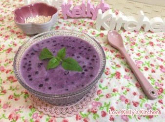 [Party甜品] 紫薯椰汁燕麥西米露