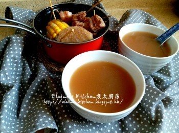 粉葛矛根粟米豬肉湯