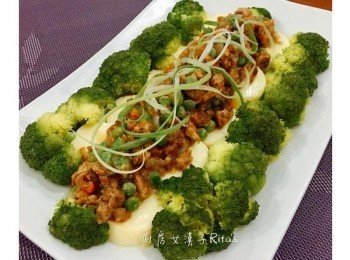 絞肉蒸雞蛋豆腐