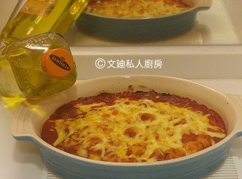 芝士茄醬焗馬鈴薯麵疙瘩Gnocchi【百得利健康油你話事】