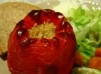 釀紅椒芝士雞肉焗飯