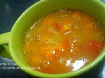 簡易健度西湯 - 蕃茄粒粒湯