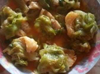 西生菜伴香煎石斑魚柳