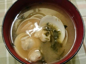 大蜆麵豉湯