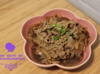 [家常小菜]日式薑汁煮豚肉