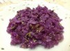 茶油煎紫色山藥餅