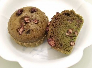 綠茶紅豆蒸蛋糕 Matcha Mushipan