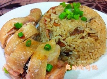 【麻油炊雞飯】