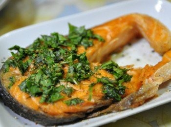 七味粉塔香鮭魚