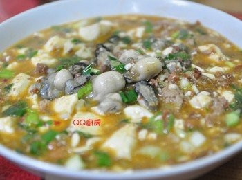 麻婆豆腐燴鮮蚵