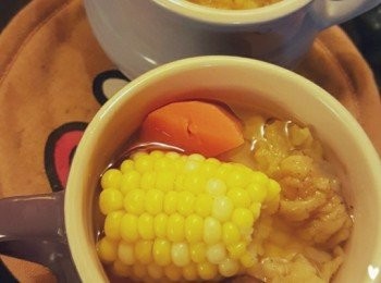 黃耳素菜湯